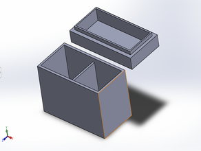 box separate wall separated thing 3d print model - Mito3D
