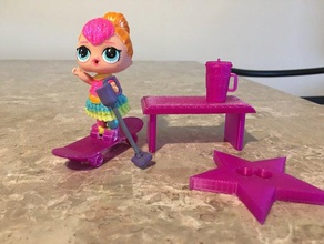 Spielzeug Staubsauger lol doll 3d print model - Mito3D