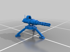 predator ato turret gun scifi 3d print model - Mito3D