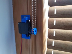blind pulley 9gr servo home automation 3d print model - Mito3D