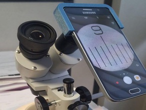 s6 microscópio 33mm ocular adaptador fotografia foto do samsung 3d print model - Mito3D