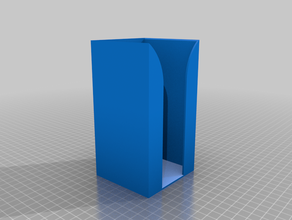 box cotton pads cover storage 3d print model - Mito3D