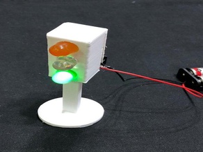 traffic light 3d print model - Mito3D