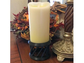 candle holder stand 3d print model - Mito3D