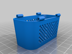 shopping basket toy doll dollhouse minitures furniture 3d print model - Mito3D