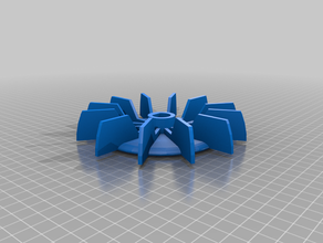 radyal fan 3d print model - Mito3D