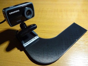 webcamhalter webcam, Halter grundig 72820 3d print model - Mito3D