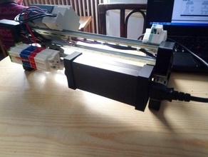 chyt na din mount power supply rail 3d print model - Mito3D