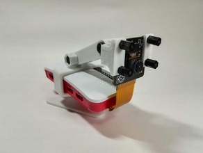 raspberrypi cero soporte de la cámara raspberry pi 3d print model - Mito3D