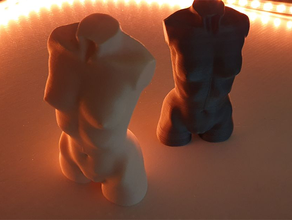 cuerpo femenino niña scupture mujer 3d print model - Mito3D