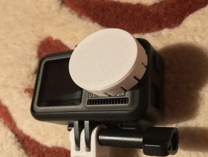 osmo action - clip lens cap easy print 3d print model - Mito3D