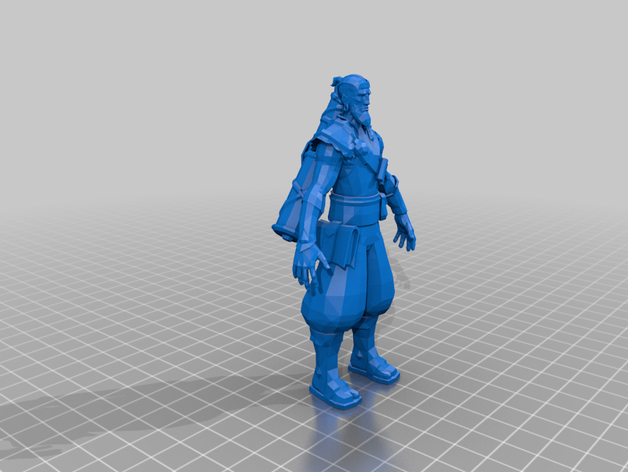 ryze league legends miniature 3D print model - Mito3D