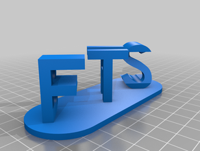 fts personnalisé 3d print model - Mito3D