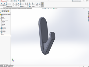 small command style hook 3d print model - Mito3D