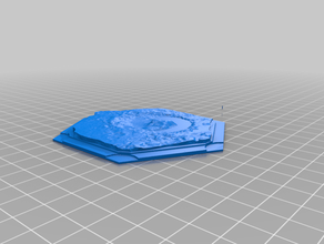 catan désert de tuiles cratère gale 3d print model - Mito3D
