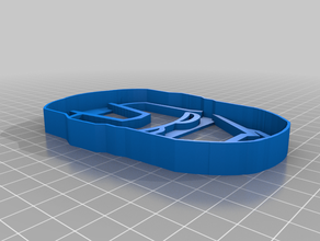 le cookie cutter de l'homme fer 3d print model - Mito3D
