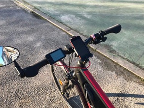 Unterstützung iphone sur btwin riverside 500 apple Fahrrad bike mount Radfahrer decathlon 6 6s 7 8 navigation Handy-Halterung Potenz velo 3d print model - Mito3D