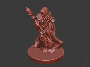guild mage staff 28mm scale base dnd dnd mini dnd miniature mage
