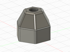 hexagonal placa-mãe suporte 3d print model - Mito3D