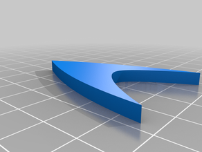 san tng comm insignia de la plana vector plata sólo una parte 3d print model - Mito3D