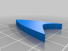 san vgr comm insignia de la plana vector plata sólo una parte 3d print model - Mito3D
