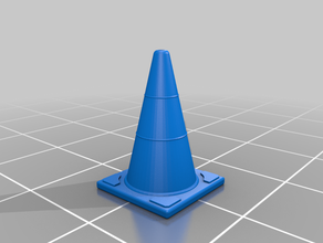 traffic cone 28mm dungeons dragons witches hat 3d print model - Mito3D