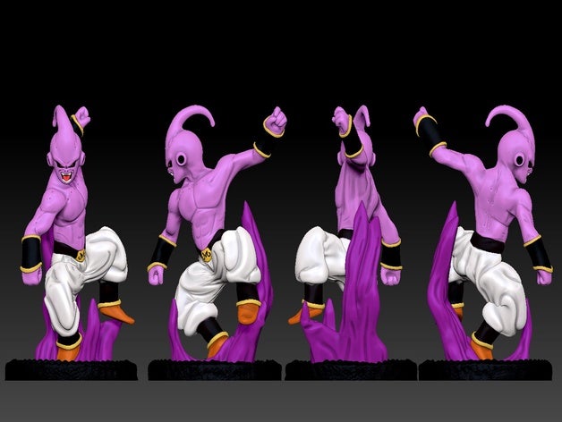 kid buu bola não entendo dragão dragonball goku majin saiyan super vegeta 3D print model - Mito3D