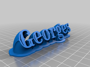 georges v2 personnalisé 3d print model - Mito3D
