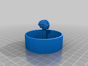 zombi zar beyni w tepsi beyin handel 3d print model - Mito3D