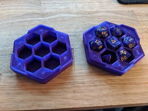 magnetic dice box dungeons dragons gaming tabletop 3d print model - Mito3D