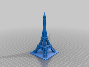 Eyfel Kulesi platformu platform 3d print model - Mito3D