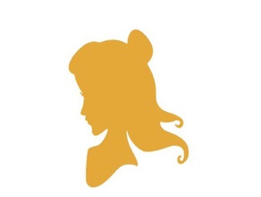 belle bestia beautandthebeast de la belleza disney cabello amor monster película princesa amarillo 3d print model - Mito3D