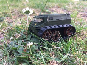 fpv tiny trak mk5 tracked rover lego rc tinytrak 3d print model - Mito3D