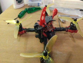 flight one arc frame fin arcone drone flightone fpvracingdrones turtlemode 3d print model - Mito3D
