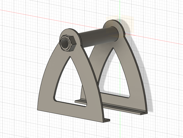 spool stehen 25mm Basen filament holder mount Mutter spool-Halter spool-mount 3D print model - Mito3D