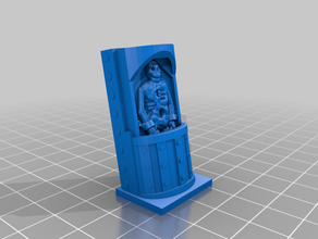 supportless tortured soul chamber dungeon jail skeleton torture 3d print model - Mito3D