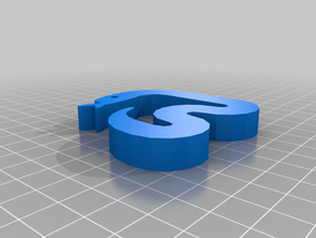 twemoji yılan emoji 3d print model - Mito3D