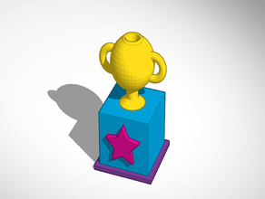 stardew valley-held trophy original 3d print model - Mito3D
