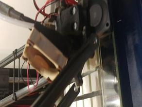 adaptateur pour remplacement ventilateur extrudeur par noctua 40x10mm microdelta rework 3d print model - Mito3D