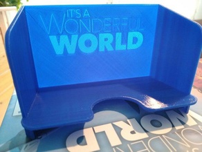 it's wonderful world deck holder iww winderful 3d print model - Mito3D