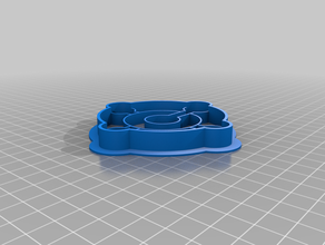 bc-cookie-cutter 3d print model - Mito3D
