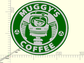 afoso del caffè logo fallout new vegas 3d print model - Mito3D