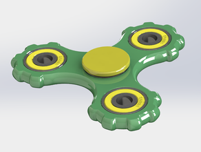 fidget spinner 02 hand 3d print model - Mito3D