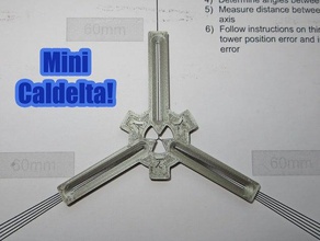 mini caldelta calibrare la calibrazione il test di pinza delta stampante 3d della 3d print model - Mito3D