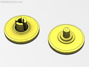 bearing caps fidget spinner 8x22x7mm ball cap toy 3d print model - Mito3D