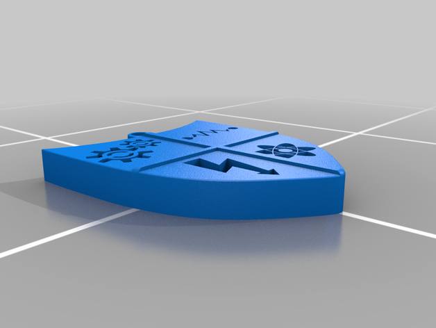 omar logo keychain v2 3D print model - Mito3D