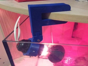 lamp holder e27 terrarium clamp 3d print model - Mito3D