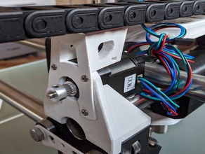mpcnc chain rail bracket cnc machine mill diy mostly printed add-on 3d print model - Mito3D