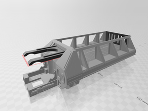 r series droid-pilotiert cargo Schlitten 3d print model - Mito3D