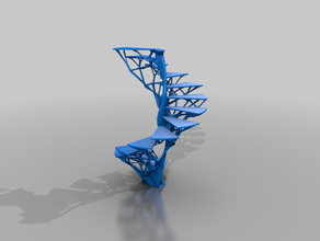 spiral staircase 3d print model - Mito3D